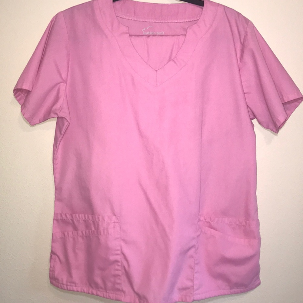 Pink scrub set